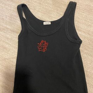 brandy melville devil beyonca tank